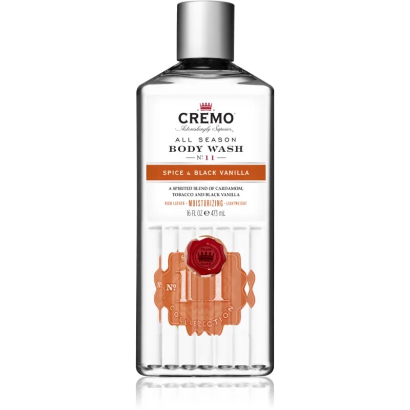 Cremo Spice & Black Vanilla Body Wash душ гел за мъже 473 мл.