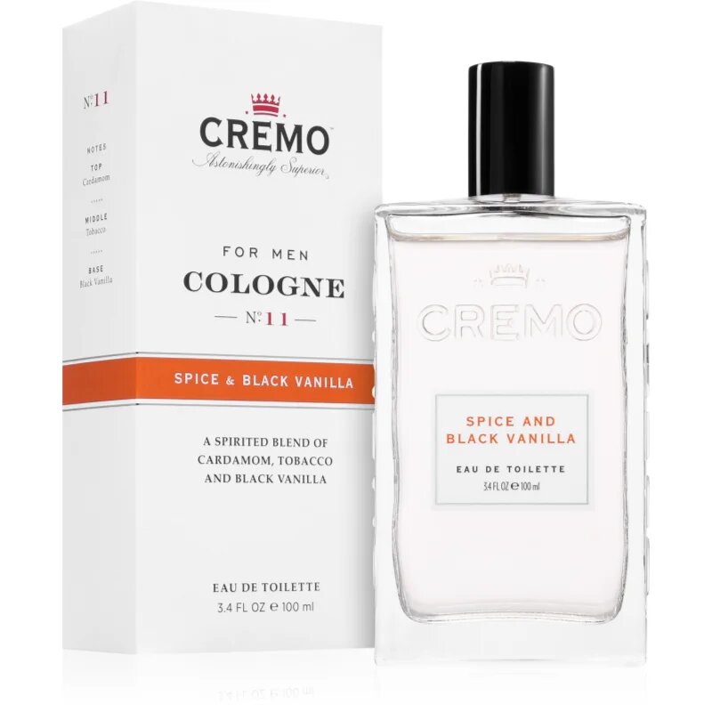 Cremo Spice & Black Vanilla тоалетна вода за мъже Sweet & Spicy 100 мл.