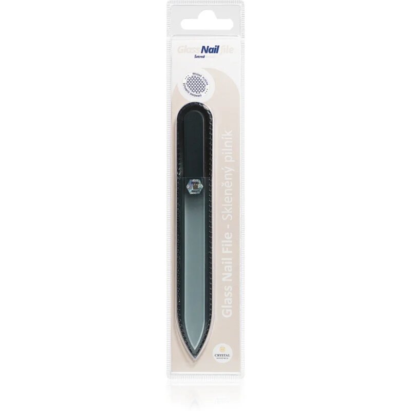 Crystal Bohemia Black стъклена пила за нокти двустранен 1 бр.