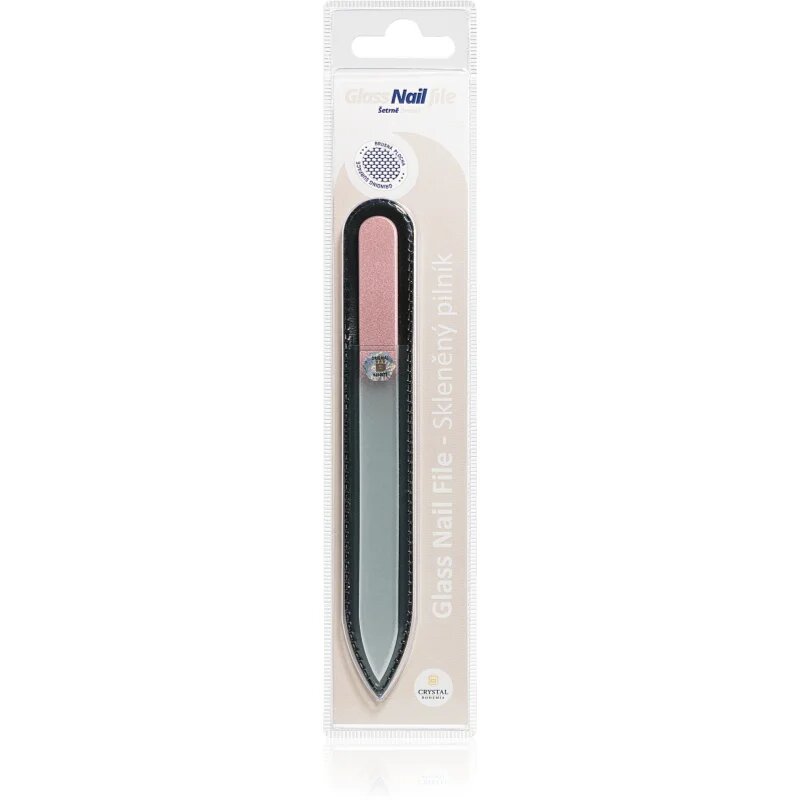 Crystal Bohemia Pink стъклена пила за нокти 1 бр.