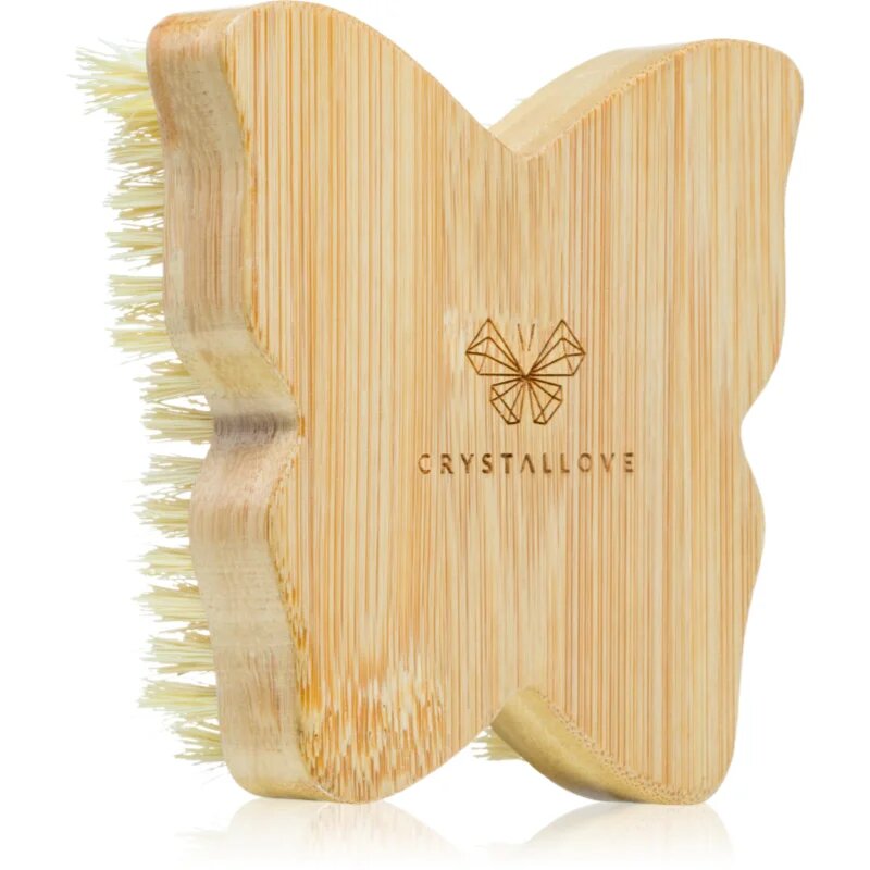 Crystallove Bamboo Butterfly Agave Body Brush четка за масаж за тяло 1 бр.