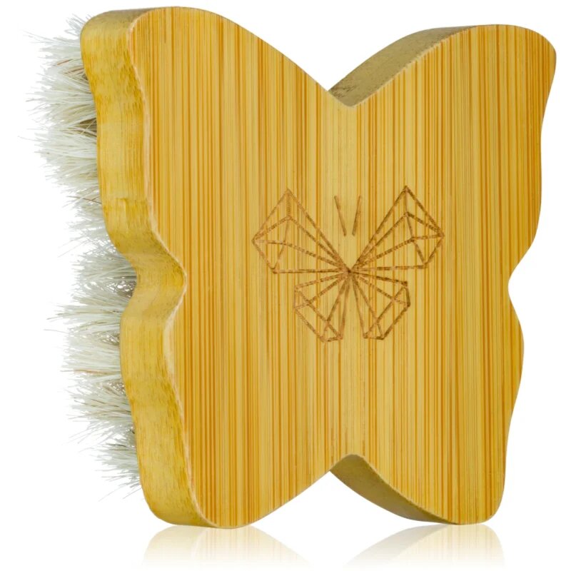 Crystallove Bamboo Butterfly Agave Face Brush Travel Size четка за масаж за лице и деколте 1 бр.