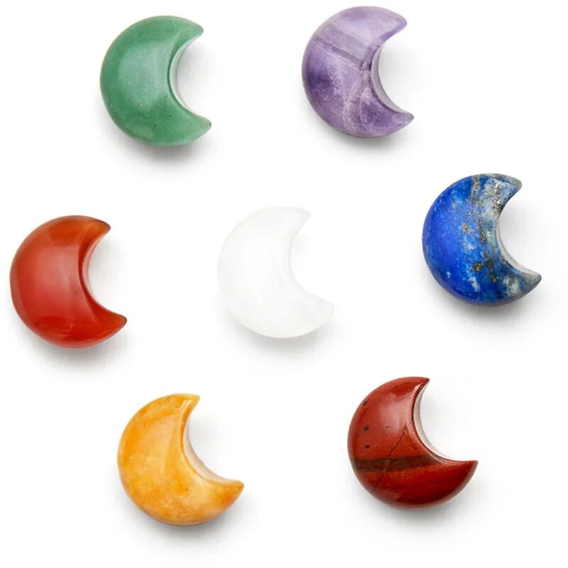 Crystallove Energy Crystals The Seven Chakra Moons масажно приспособление 7 бр.