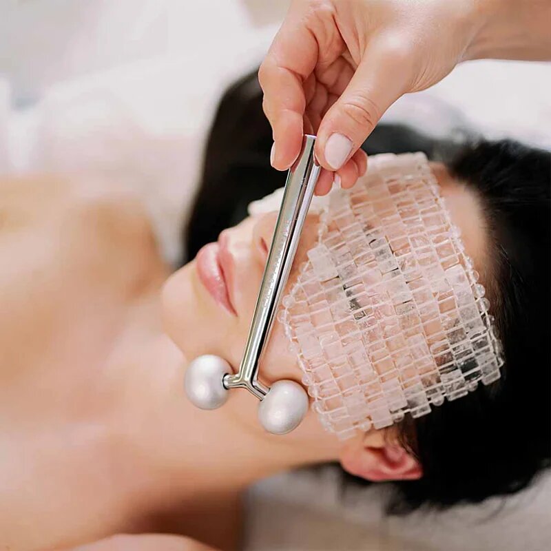 Crystallove Lift & Sculpt масажно приспособление за лице боя Silver 1 бр.