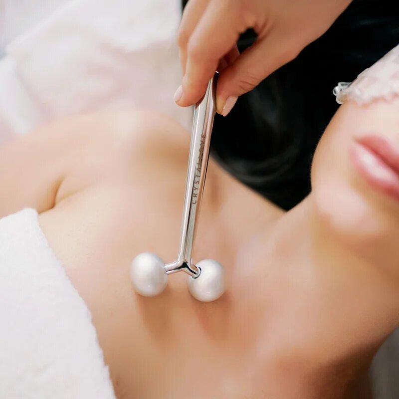 Crystallove Lift & Sculpt масажно приспособление за лице боя Silver 1 бр.