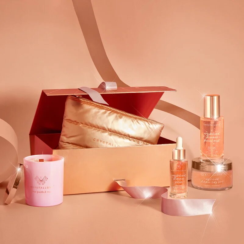 Crystallove The Pink Glow Ritual подаръчен комплект