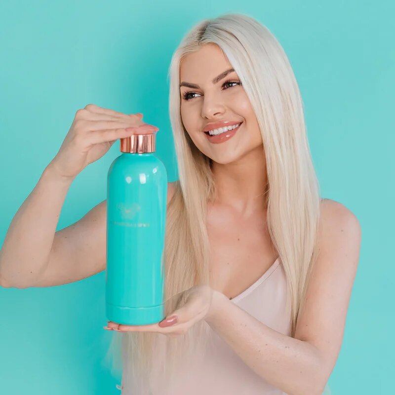 Crystallove Thermal Water Bottle бутилка за вода Amazonite 1 бр.