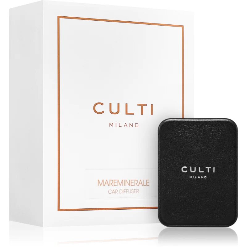 Culti Milano Car Diffuser Black Mareminerale aроматизатор за автомобил + резервен пълнител 1 бр.