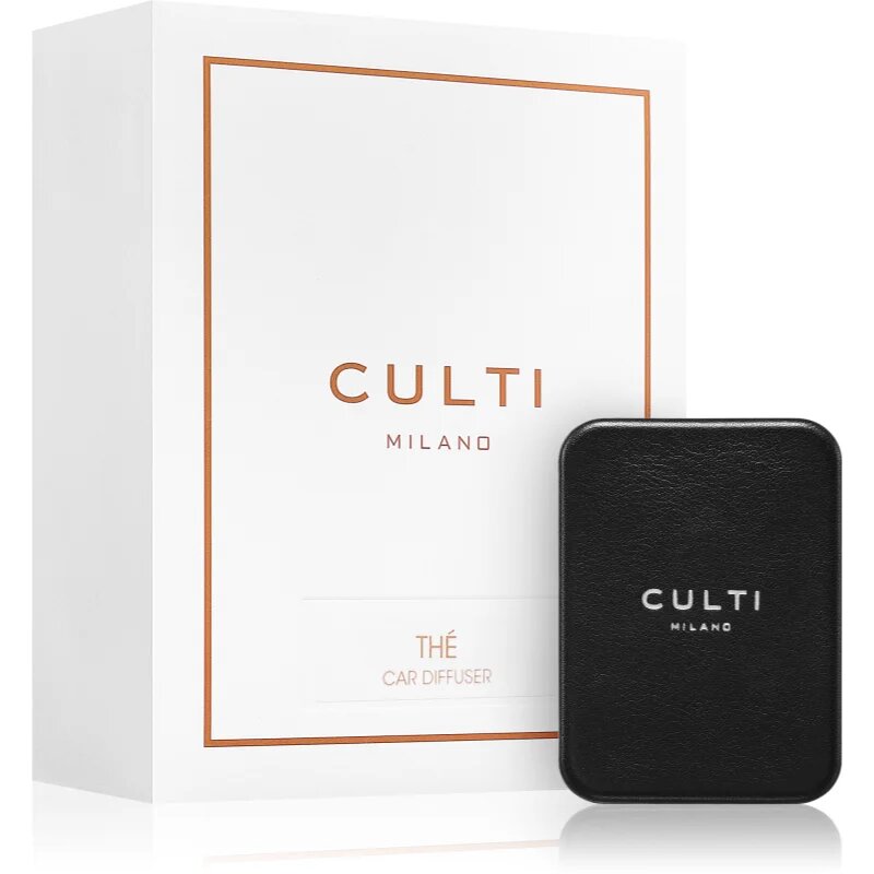 Culti Milano Car Diffuser Black Thé aроматизатор за автомобил + резервен пълнител 1 бр.