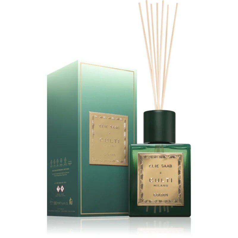 Culti Milano ELIE SAAB x Golden aроматизиращ дифузер с пълнител 500 мл.
