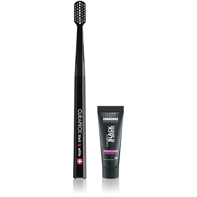 Curaprox Black is White Комплект за дентална грижа