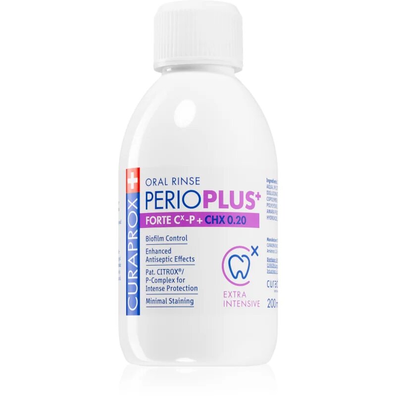 Curaprox Perio Plus+ Forte 0.20 CHX вода за уста 200 мл.