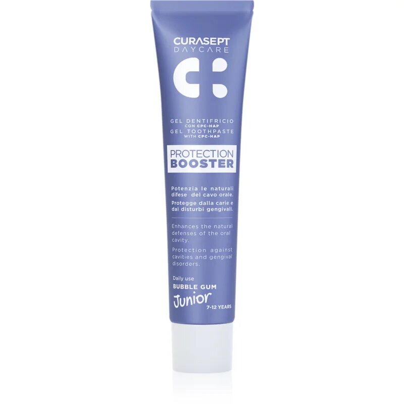 Curasept Daycare Protection Junior Booster паста за зъби за деца 7-12 years Bubble Gum 50 мл.