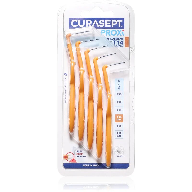 Curasept Proxi Angle T14 Cone четки за междузъбно пространство 5 бр.