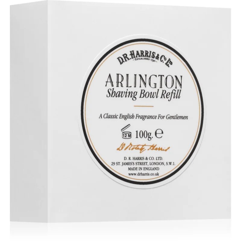D.R. Harris Shawing Bowl Refill сапун за бръснене пълнител Arlington 100 гр.
