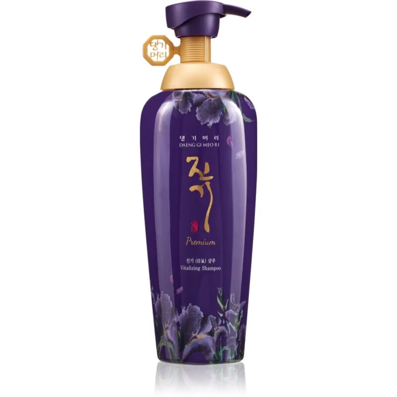 DAENG GI MEO RI Jin Gi Premium Vitalizing Shampoo възстановяващ шампоан за силно увредена и тънка коса стимулиращ растежа на косата 500 мл.