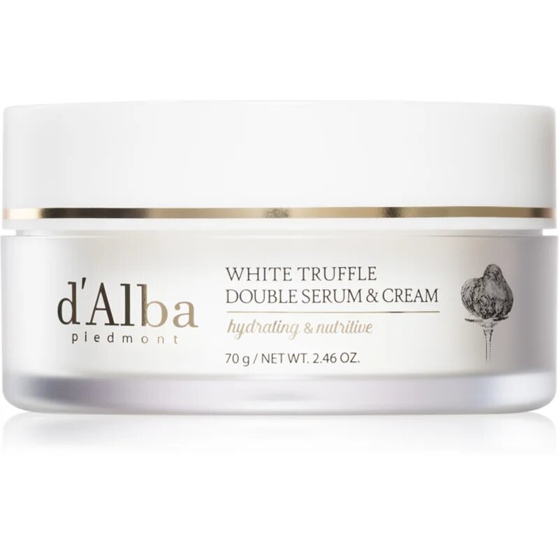 d'Alba White Truffle Double Serum & Cream стягащ дневен крем и серум 2 в 1 70 гр.