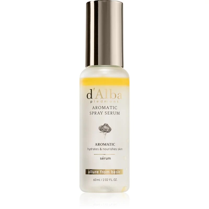 d'Alba White Truffle First Aromatic Spray Serum интензивен хидратиращ серум за лице в спрей 60 мл.