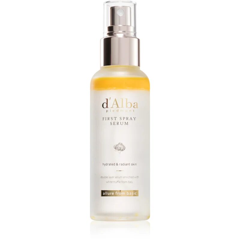 d'Alba White Truffle First Spray Serum озаряващ серум за лице в спрей 100 мл.