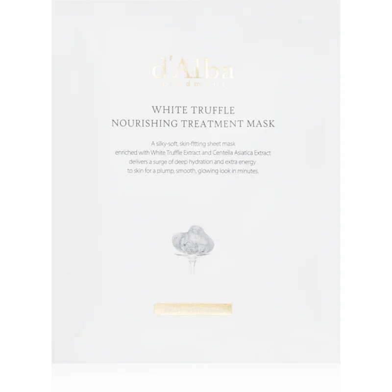 d'Alba White Truffle Nourishing Treatment Mask интензивна хидратираща маска за лице с успокояващ ефект 5x25 мл.