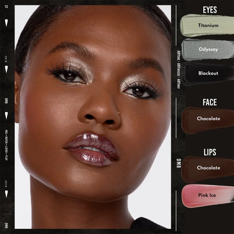Danessa Myricks Beauty Colorfix Creams мултифункционален грим за очи устни и лице цвят Titanium 10 мл.