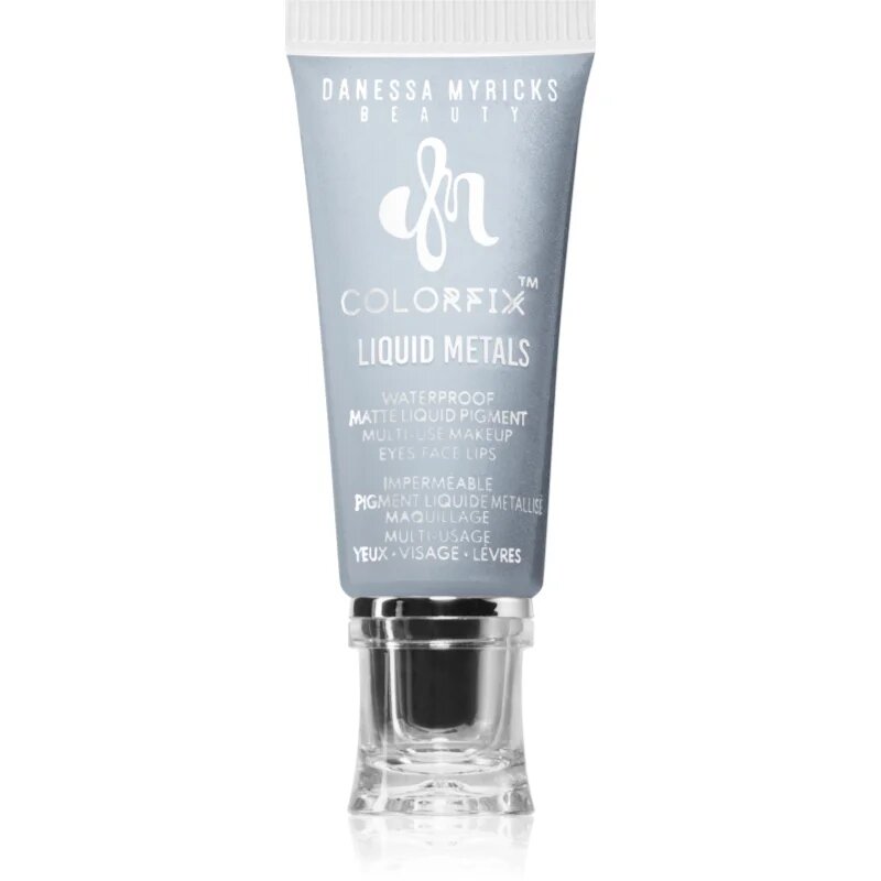 Danessa Myricks Beauty Colorfix Liquid Metals мултифункционален грим за очи устни и лице цвят Platinum 10 мл.