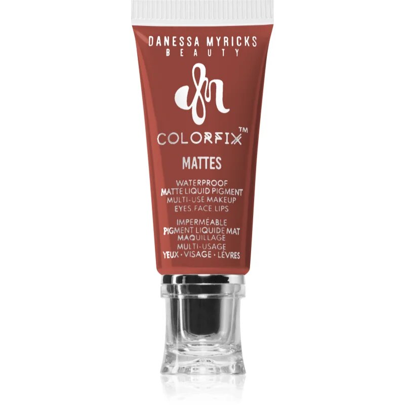 Danessa Myricks Beauty Colorfix Mattes мултифункционален грим за очи устни и лице цвят Chestnut 10 мл.