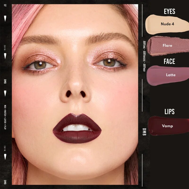 Danessa Myricks Beauty Colorfix Sparklers мултифункционален грим за очи устни и лице цвят Flare 10 мл.