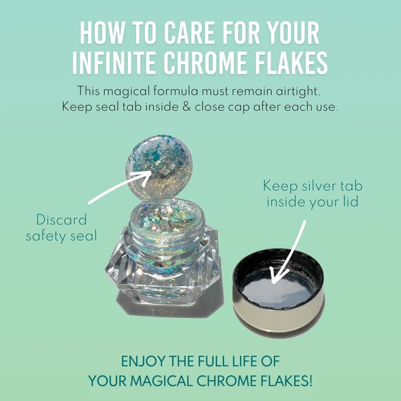 Danessa Myricks Beauty Infinite Chrome Flakes сенки за очи с блясък цвят Strobe Light 38 гр.