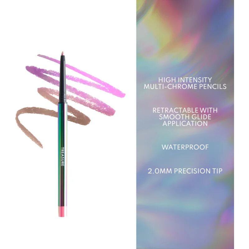 Danessa Myricks Beauty Infinite Chrome Micropencil водоустойчив молив за очи цвят Amethyst 0.15 гр.