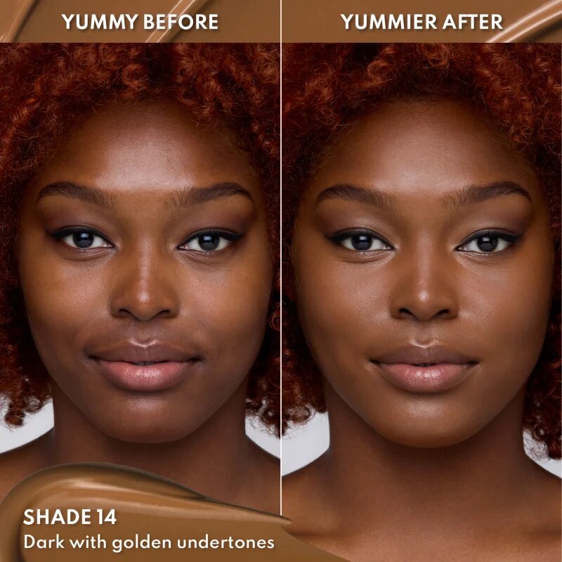 Danessa Myricks Beauty Yummy Skin Lift & Flex Concealer течен коректор с матиращ ефект цвят 14 - Dark With Golden Undertones 8.4 мл.