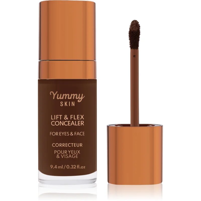 Danessa Myricks Beauty Yummy Skin Lift & Flex Concealer течен коректор с матиращ ефект цвят 18 - Deep with Neutral Warm Undertones 8.4 мл.