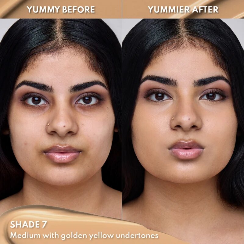 Danessa Myricks Beauty Yummy Skin Lift & Flex Concealer течен коректор с матиращ ефект цвят 7 - Medium With Golden Yellow Undertones 8.4 мл.
