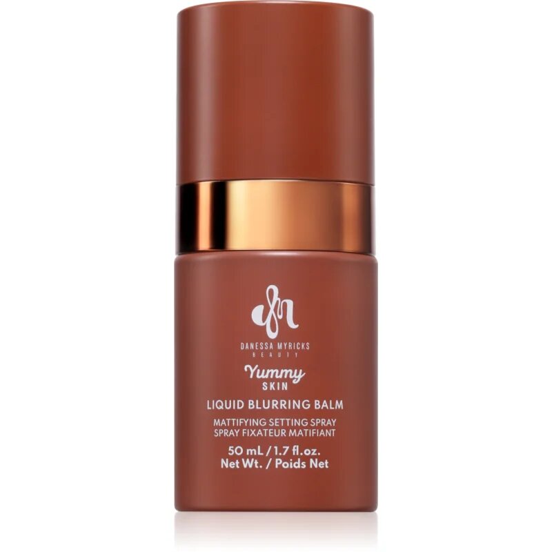 Danessa Myricks Beauty Yummy Skin Liquid Blurring Balm Setting Spray фон дьо тен фиксатор с хидратиращ ефект mini 50 мл.