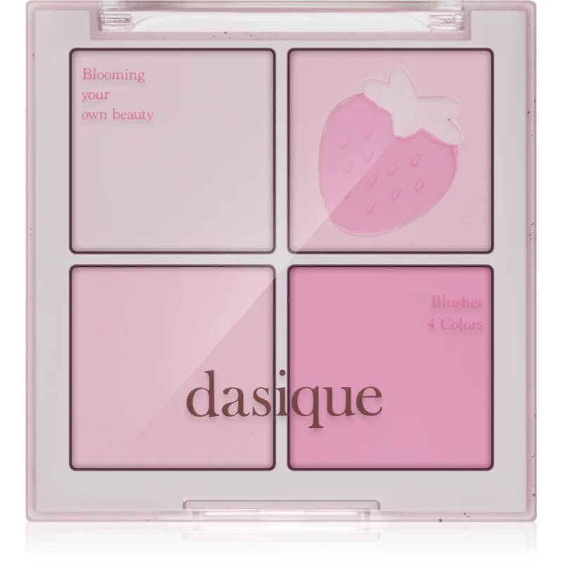 Dasique Blending Mood Cheek палитра с ружове за здрав вид цвят 06 Berry Smoothie 10 гр.