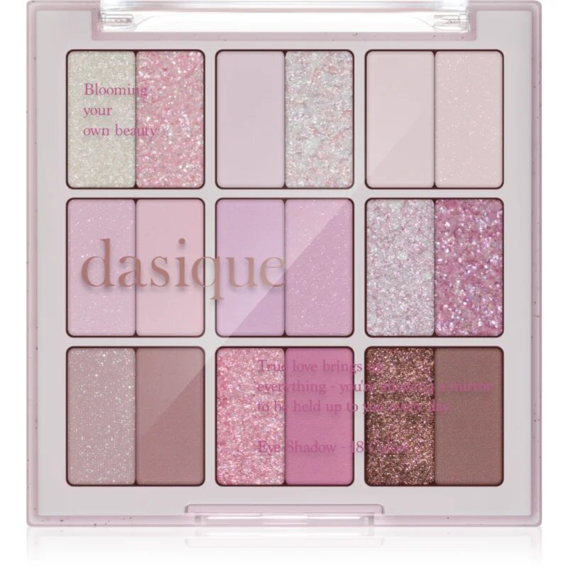 Dasique Eye Shadow Palette палитра сенки за очи цвят 18 Berry Smoothie 7 гр.