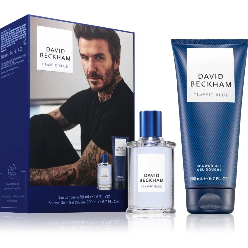 David Beckham Classic Blue подаръчен комплект за мъже