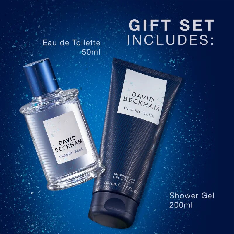 David Beckham Classic Blue подаръчен комплект за мъже