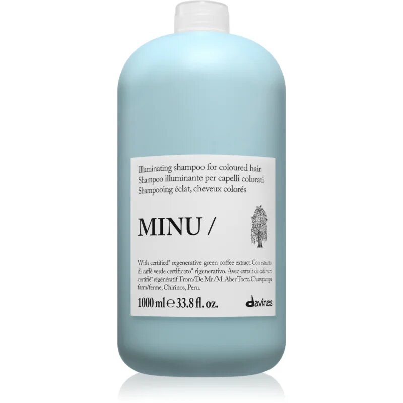 Davines Minu Illuminating shampoo шампоан за блясък за боядисана коса 1000 мл.