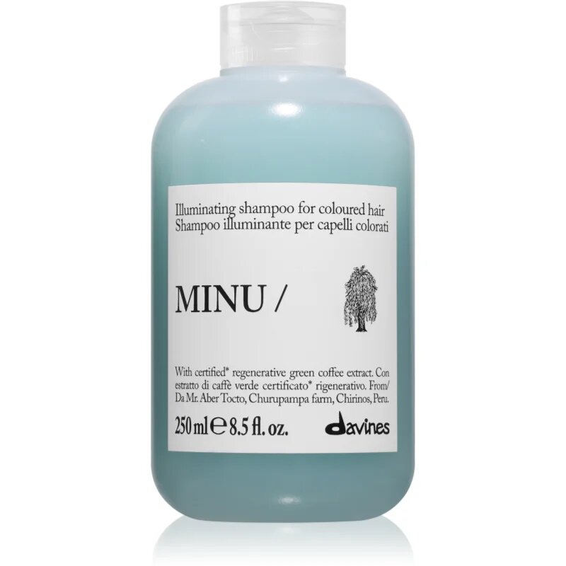 Davines Minu Illuminating shampoo шампоан за блясък за боядисана коса 250 мл.
