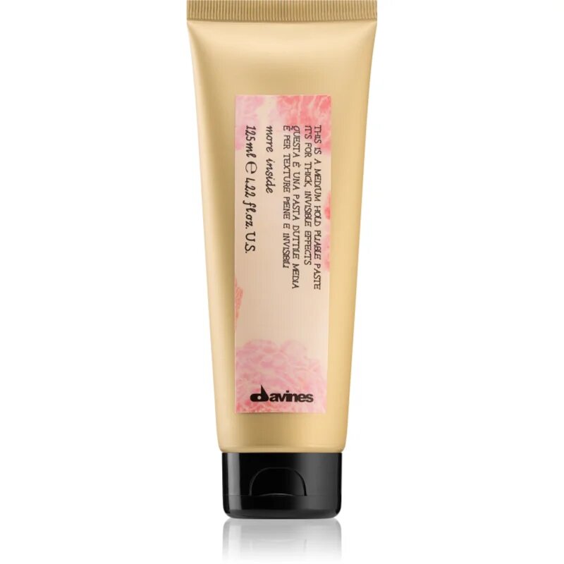 Davines More Inside Medium Hold Pliable Paste стилизираща паста за естествена фиксация 125 мл.