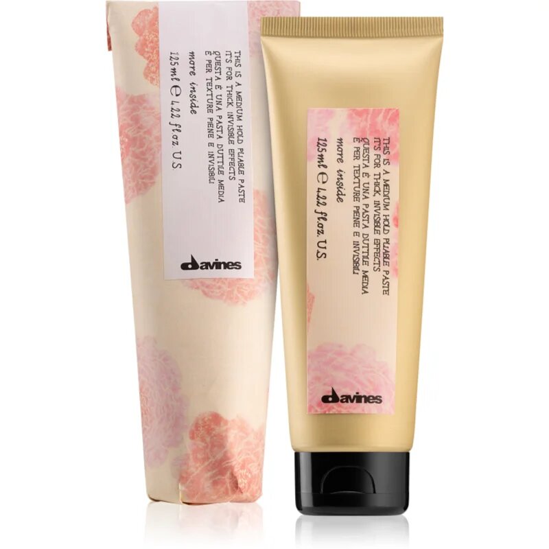 Davines More Inside Medium Hold Pliable Paste стилизираща паста за естествена фиксация 125 мл.