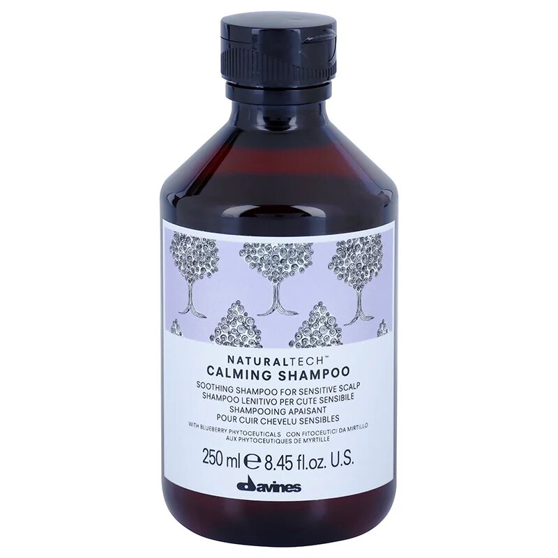 Davines Naturaltech Calming Shampoo успокояващ шампоан за чувствителна кожа на скалпа 250 мл.