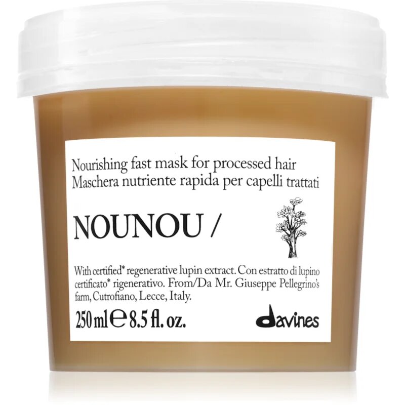 Davines NouNou Nourishing Mask подхранваща маска за чуплива коса 250 мл.
