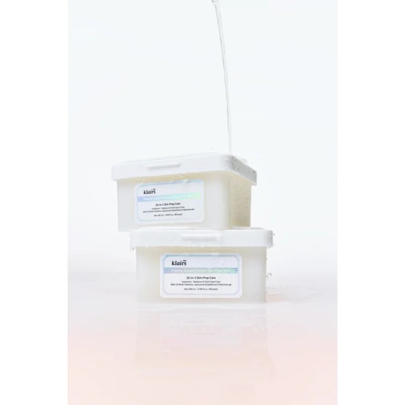 Dear Klairs Freshly Juiced Vitamin Skin Prep Pad тонизиращи възглавнички за освежаване и хидратация 80 бр.
