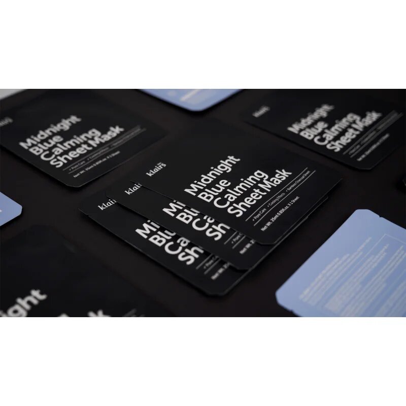 Dear Klairs Midnight Blue Calming Sheet Mask успокояваща платнена маска 25 мл.