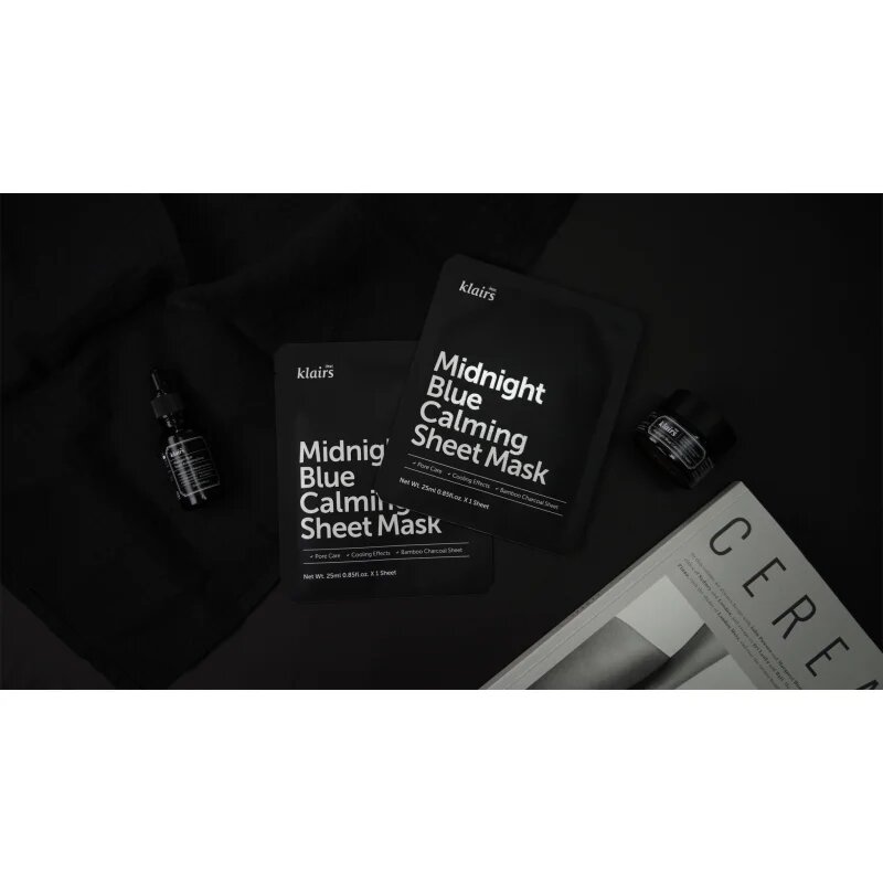 Dear Klairs Midnight Blue Calming Sheet Mask успокояваща платнена маска 25 мл.
