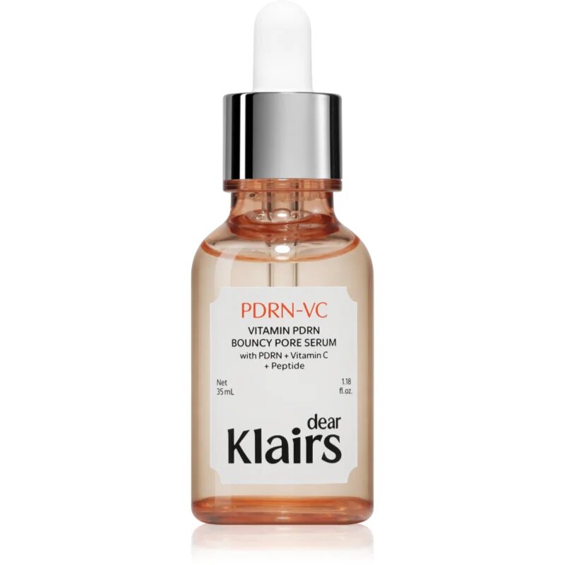 Dear Klairs Vitamin PDRN Bouncy Pore Serum интензивен витаминен серум за минимизиране на порите 35 мл.