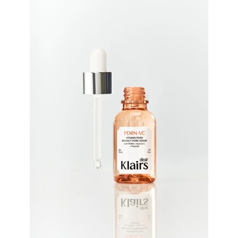 Dear Klairs Vitamin PDRN Bouncy Pore Serum интензивен витаминен серум за минимизиране на порите 35 мл.