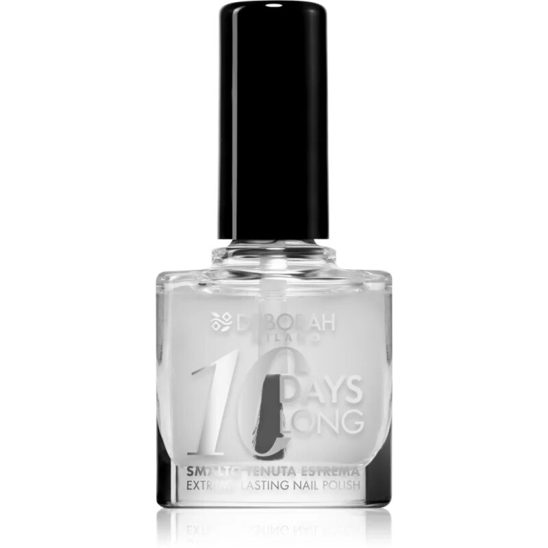Deborah Milano 10 Days Long бързосъхнещ топ лак със силен гланц 00 Top Coat 11 мл.